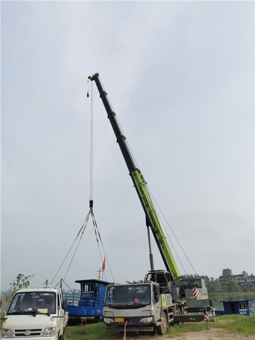 青浦区桥梁建设吊装案例